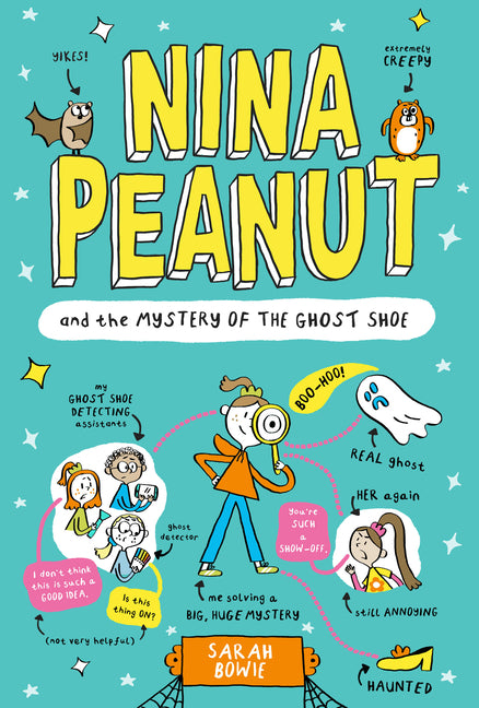 Book cover for Nina Peanut and the Mystery of the Ghost Shoe