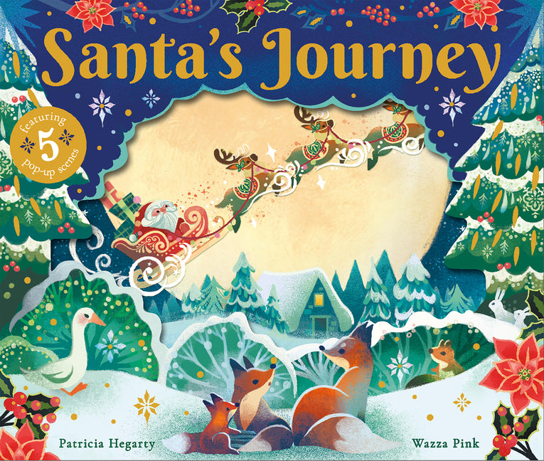 Book cover for Santa's Journey: A Magical Christmas Pop-Up Book (Co-Edition)