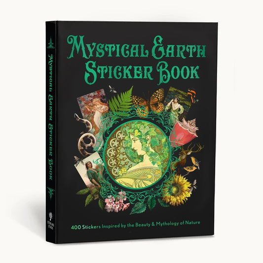 Book cover for Mystical Earth Sticker Book: 400 Stickers Inspired by the Beauty & Mythology of Nature