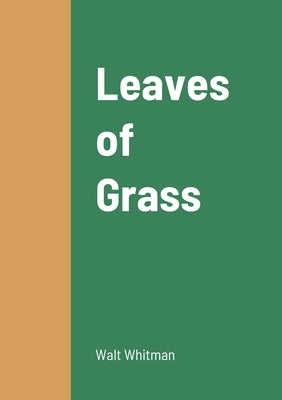 Book cover for Leaves of Grass