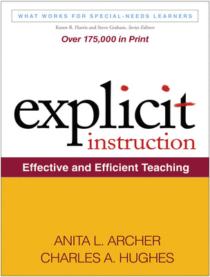 Book cover for Explicit Instruction: Effective and Efficient Teaching