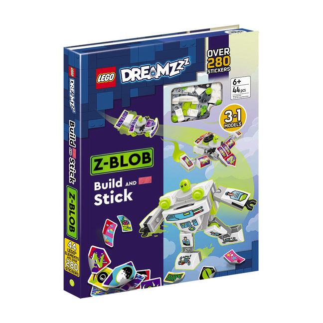 Book cover for Lego(r) Dreamzzz(tm) Build and Stick: Z-Blob
