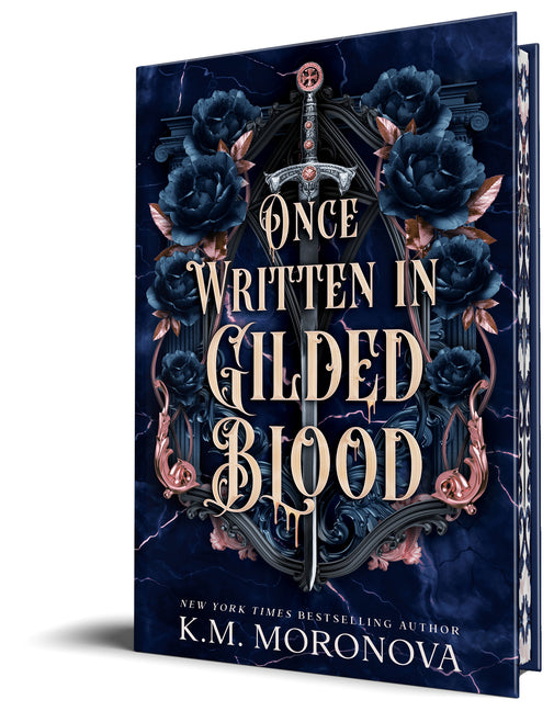Book cover for Once Written in Gilded Blood (Deluxe Edition)