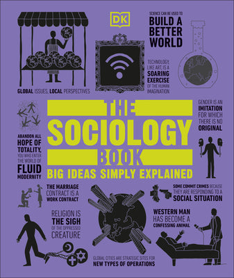 Book cover for The Sociology Book: Big Ideas Simply Explained