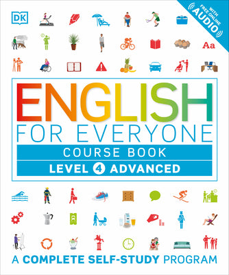Book cover for English for Everyone: Level 4: Advanced, Course Book: A Complete Self-Study Program
