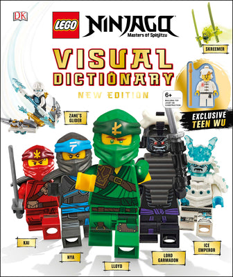 Book cover for Lego Ninjago Visual Dictionary, New Edition: With Exclusive Teen Wu Minifigure [With Toy]