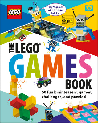 Book cover for The Lego Games Book: 50 Fun Brainteasers, Games, Challenges, and Puzzles!