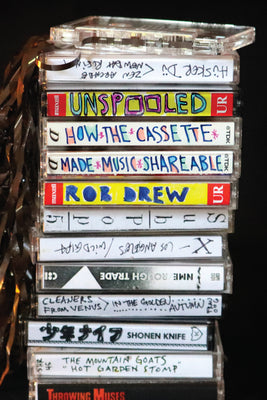 Book cover for Unspooled: How the Cassette Made Music Shareable
