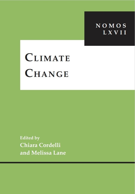 Book cover for Climate Change: Nomos LXVII