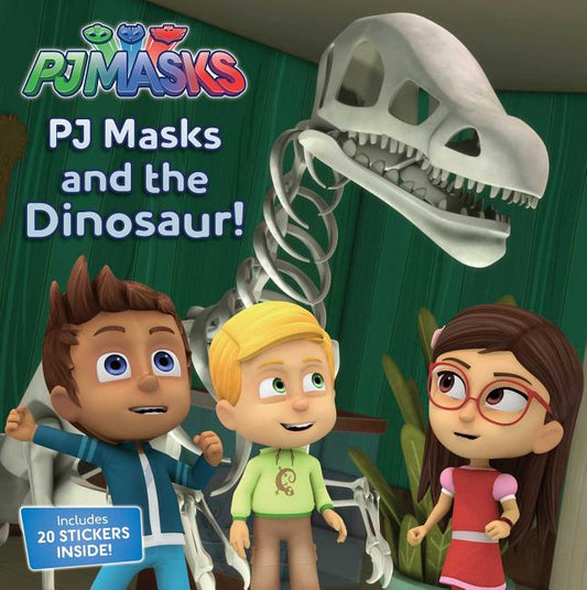 Book cover for Pj Masks and the Dinosaur! [With 1 Sheet of Stickers]