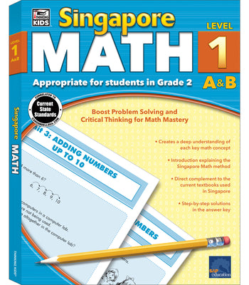 Book cover for Singapore Math, Grade 2: Volume 22
