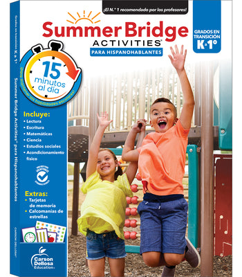 Book cover for Summer Bridge Activities Spanish K-1, Grades K - 1