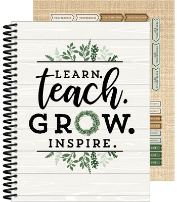 Book cover for Farmhouse Teacher Planner