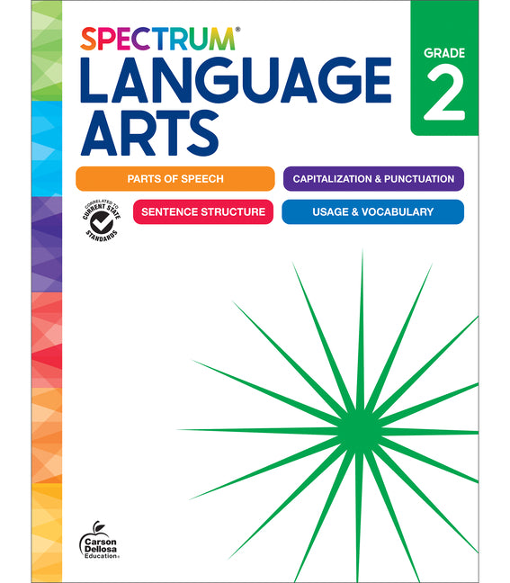 Book cover for Spectrum Language Arts Workbook, Grade 2