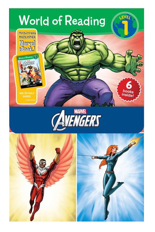 Book cover for World of Reading Avengers Boxed Set: Level 1 [With E Books]