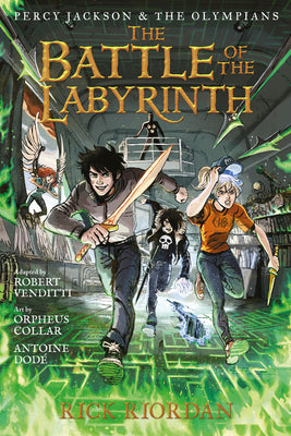 Book cover for Percy Jackson and the Olympians: Battle of the Labyrinth: The Graphic Novel, The-Percy Jackson and the Olympians