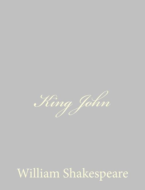Book cover for King John