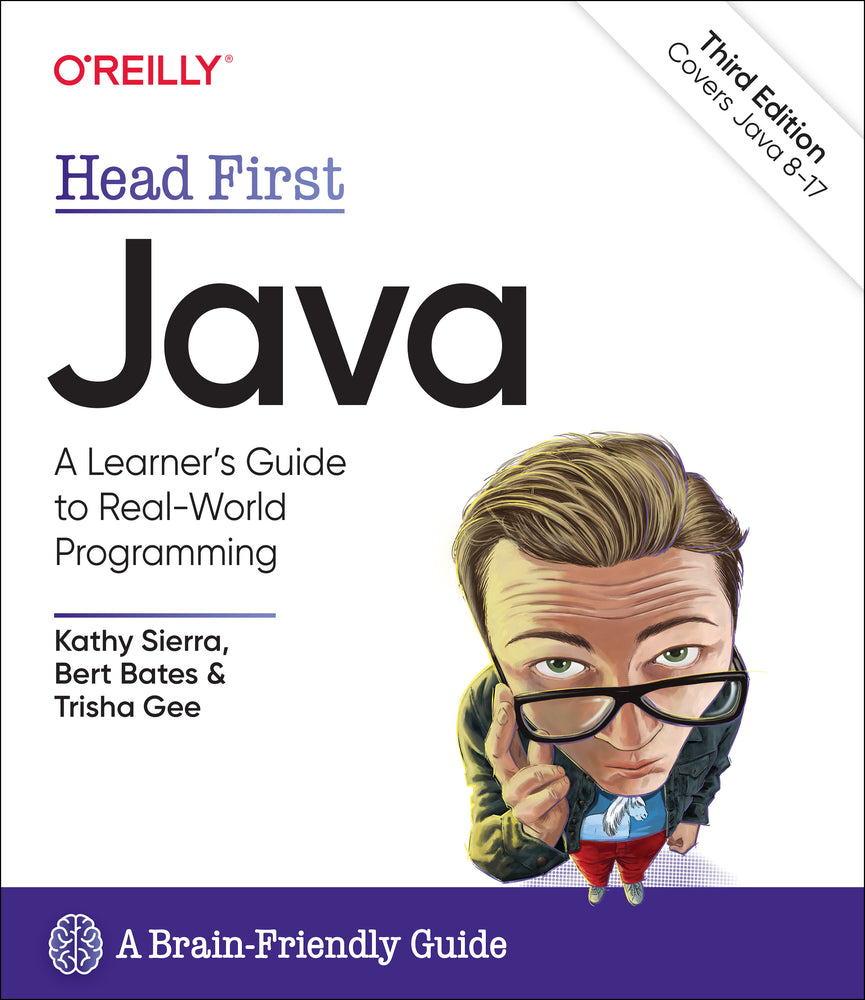Book cover for Head First Java: A Brain-Friendly Guide