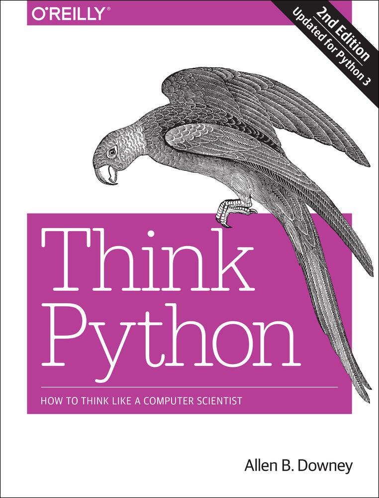Book cover for Think Python: How to Think Like a Computer Scientist