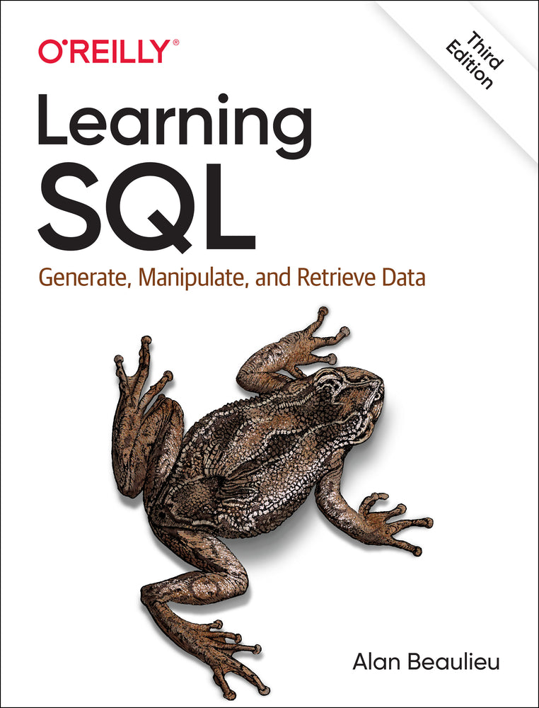 Book cover for Learning SQL: Generate, Manipulate, and Retrieve Data
