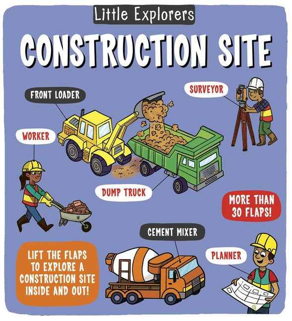 Book cover for Little Explorers: Construction Site