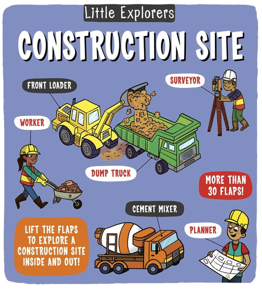 Book cover for Little Explorers: Construction Site