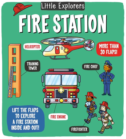 Book cover for Little Explorers: Fire Station