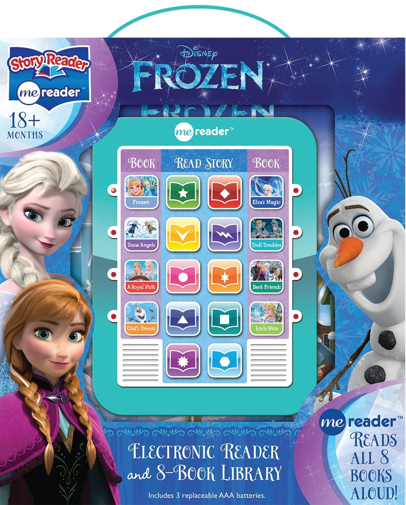 Book cover for Disney Frozen: Me Reader Electronic Reader and 8-Book Library Sound Book Set [With Audio Player and Battery]