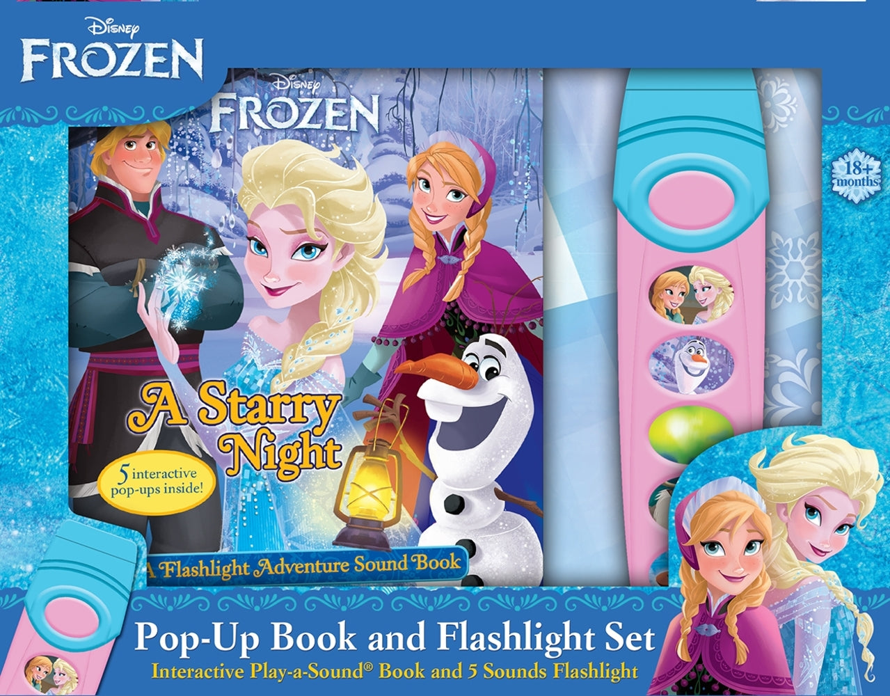 Book cover for Disney Frozen: Pop-Up Book and Flashlight Set [With Flashlight and Battery]