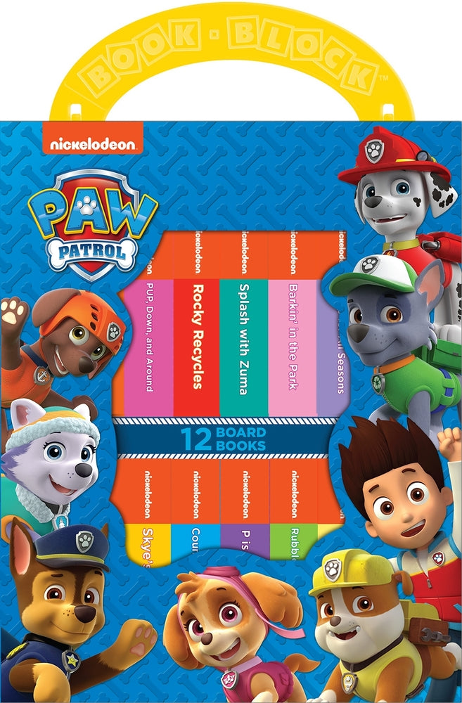 Book cover for Nickelodeon Paw Patrol: 12 Board Books