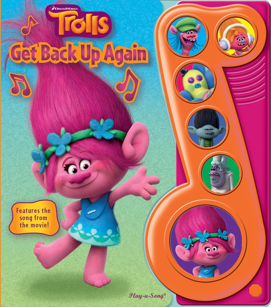 Book cover for DreamWorks Trolls: Get Back Up Again Sound Book [With Battery]