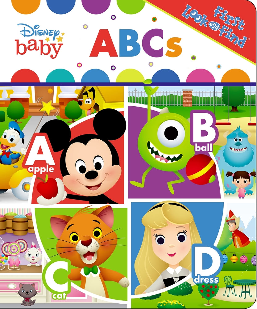 Book cover for Disney Baby: ABCs First Look and Find
