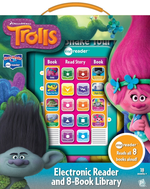 Book cover for DreamWorks Trolls: Me Reader Electronic Reader and 8-Book Library Sound Book Set [With Other and Battery]