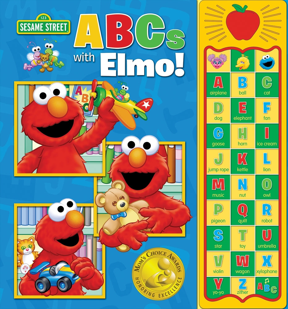Book cover for Sesame Street: ABCs with Elmo! Sound Book [With Battery]