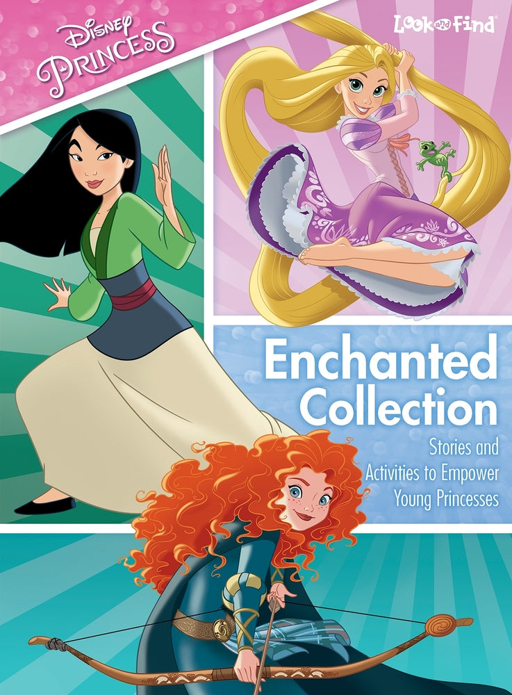 Book cover for Disney Princess: Enchanted Collection Stories, Poems, and Activities to Empower Young Princesses Look and Find