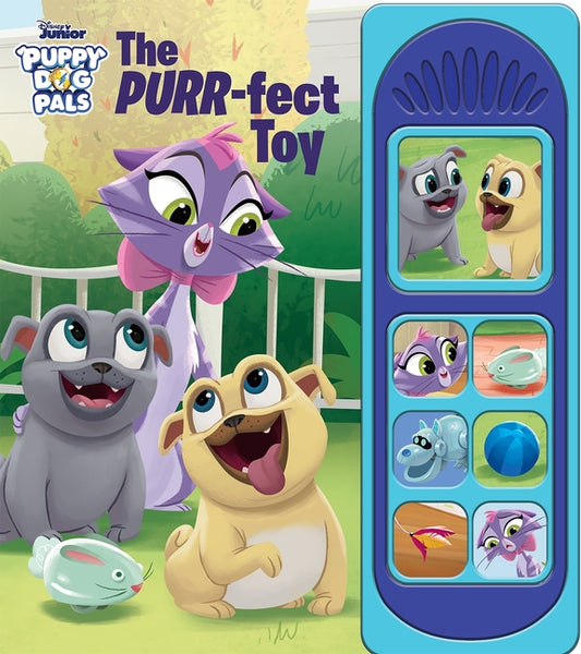 Book cover for Disney Junior Puppy Dog Pals: The Purr-Fect Toy Sound Book [With Battery]