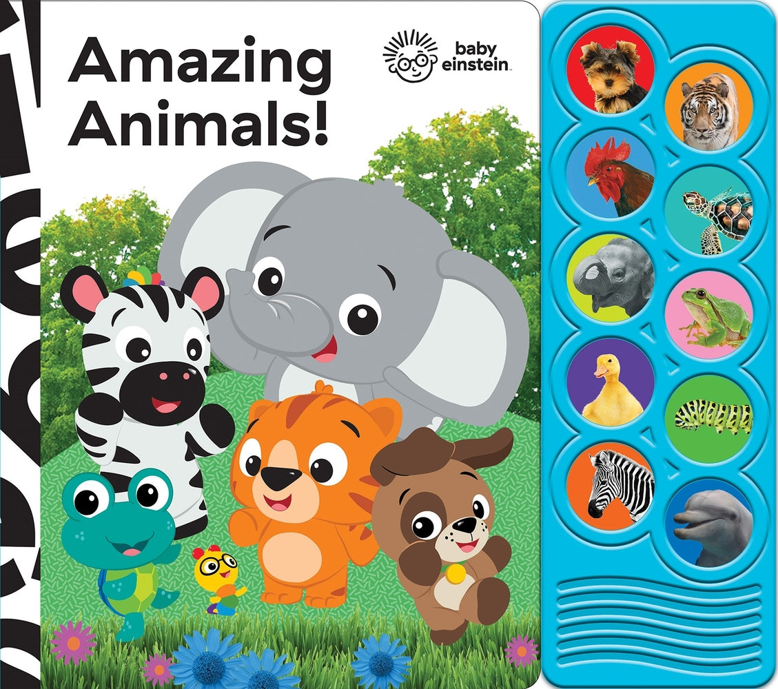 Book cover for Baby Einstein: Amazing Animals! Sound Book [With Battery]