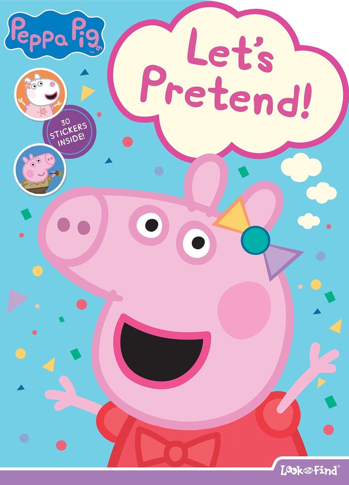 Book cover for Peppa Pig: Let's Pretend! Look and Find
