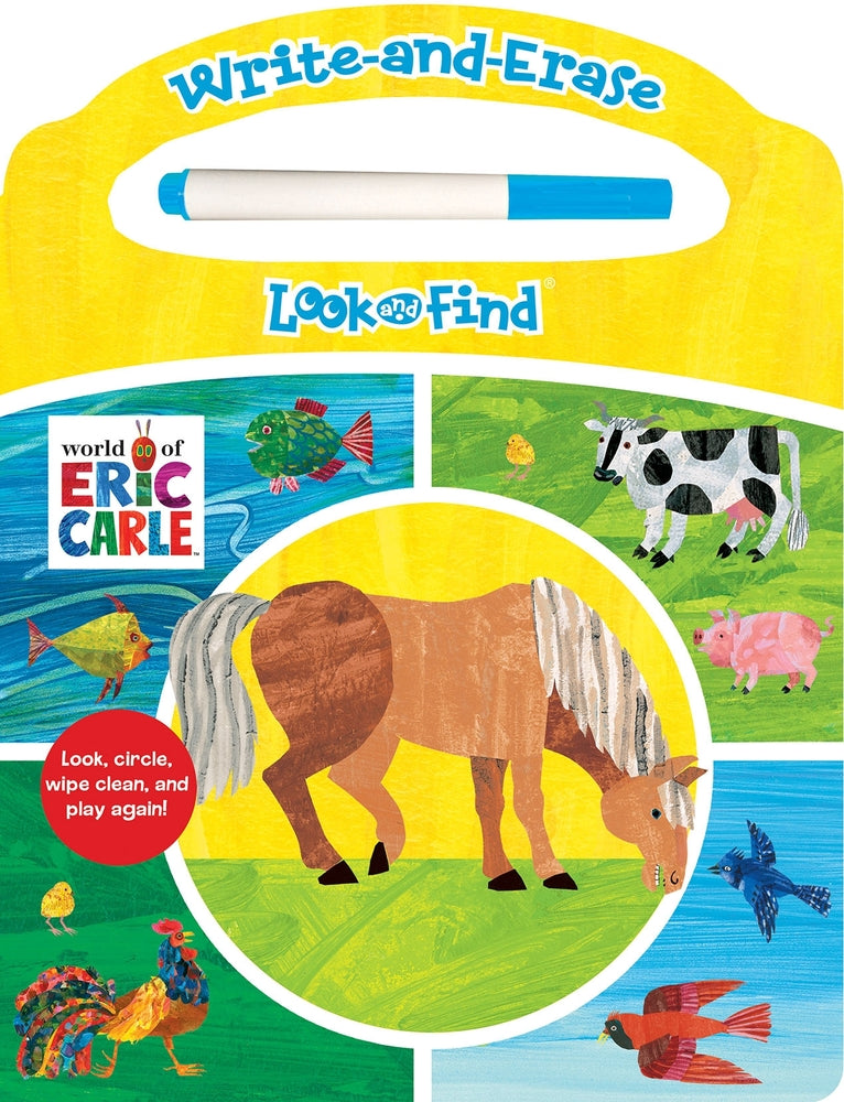 Book cover for World of Eric Carle: Write-And-Erase Look and Find