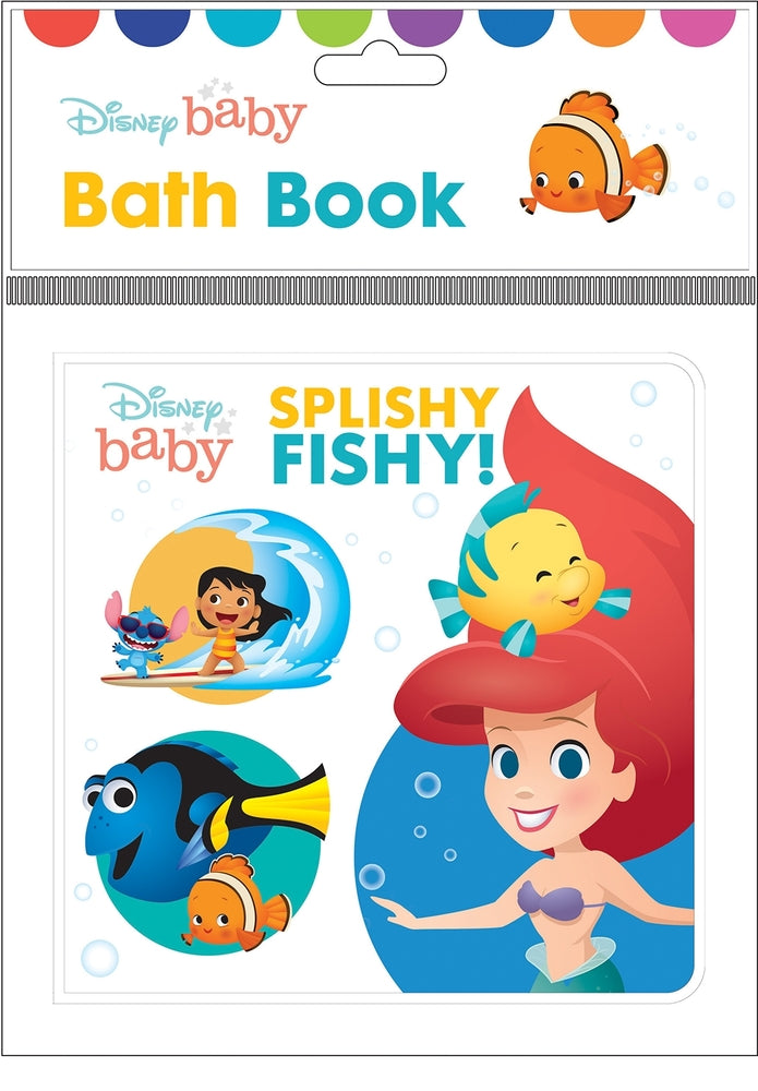 Book cover for Disney Baby: Splishy Fishy! Bath Book