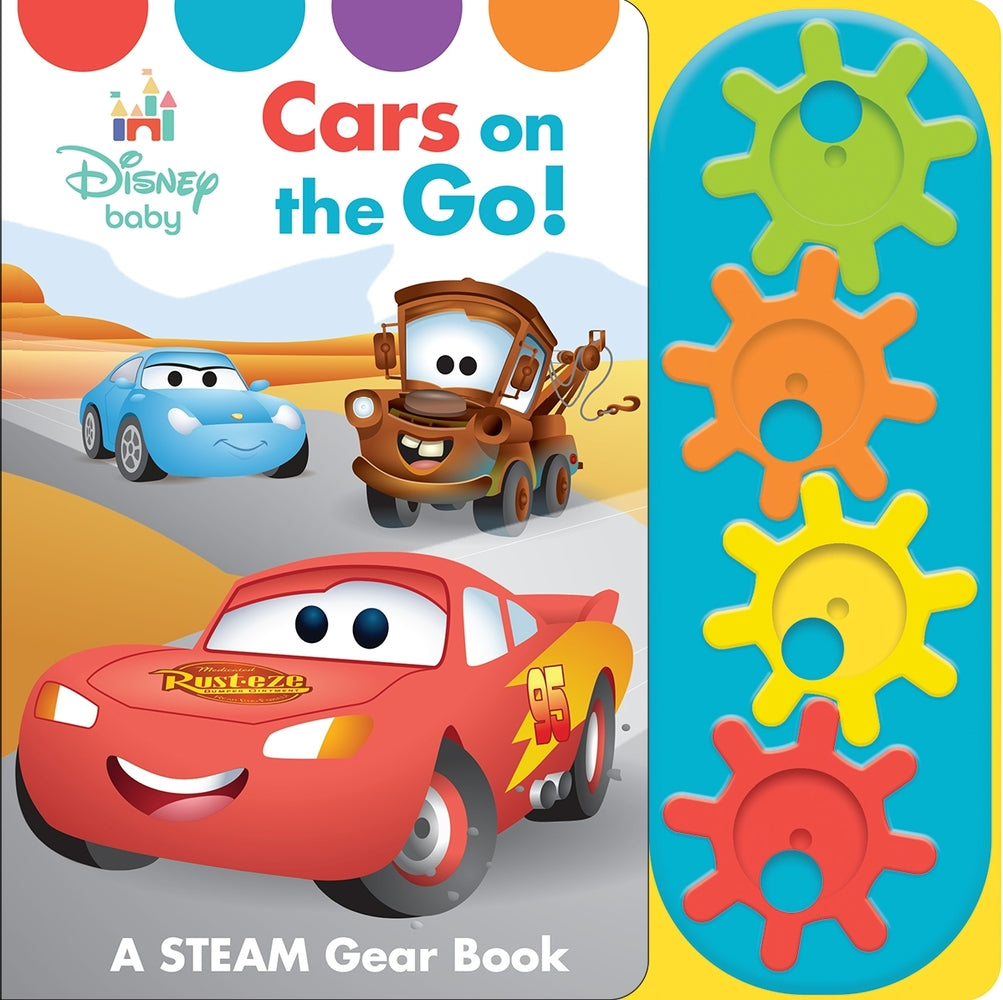 Book cover for Disney Baby: Cars on the Go! a Steam Gear Sound Book [With Battery]