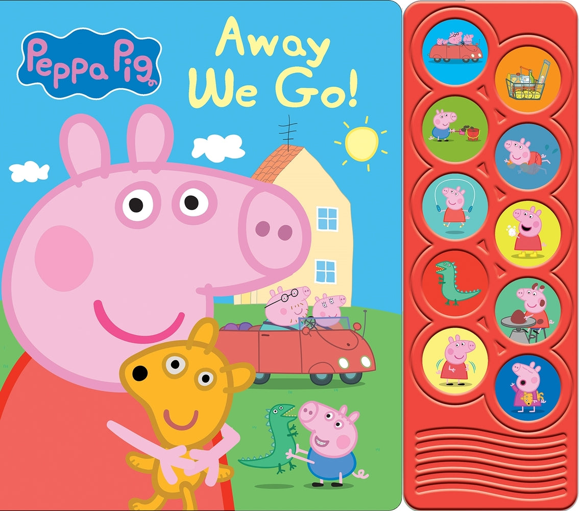 Book cover for Peppa Pig: Away We Go! Sound Book [With Battery]