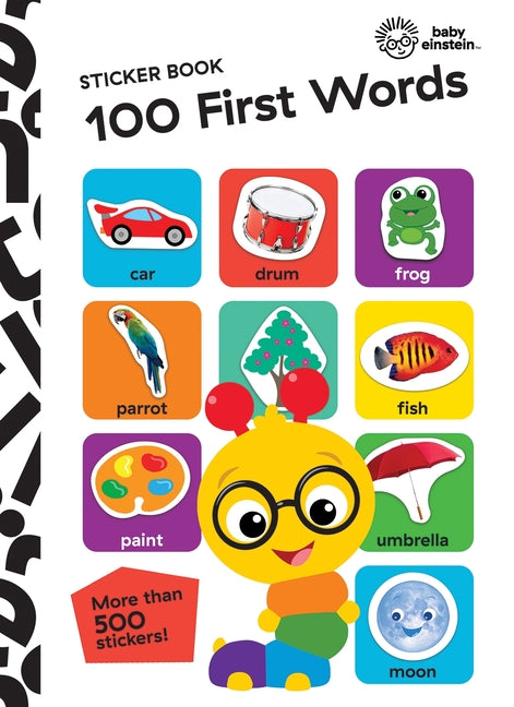 Book cover for Baby Einstein: 100 First Words Sticker Book