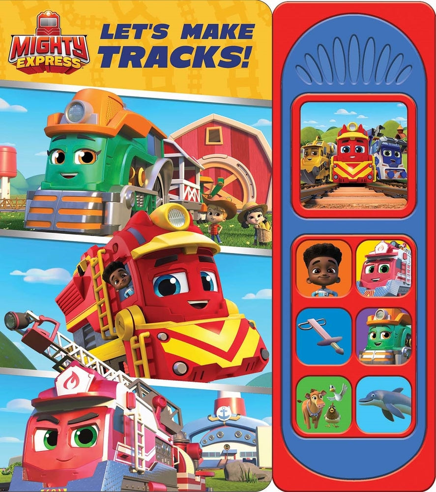 Book cover for Mighty Express: Let's Make Tracks! Sound Book [With Battery]