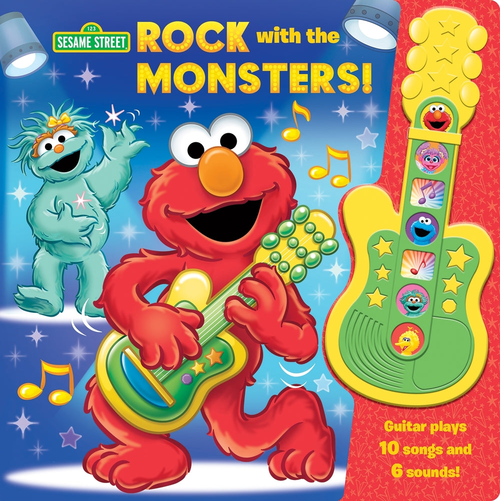 Book cover for Sesame Street: Rock with the Monsters! Sound Book [With Battery]