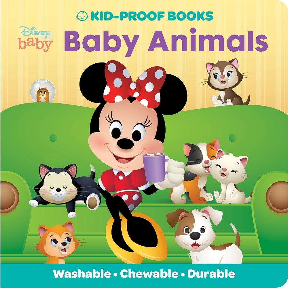 Book cover for Disney Baby: Baby Animals Kid-Proof Books