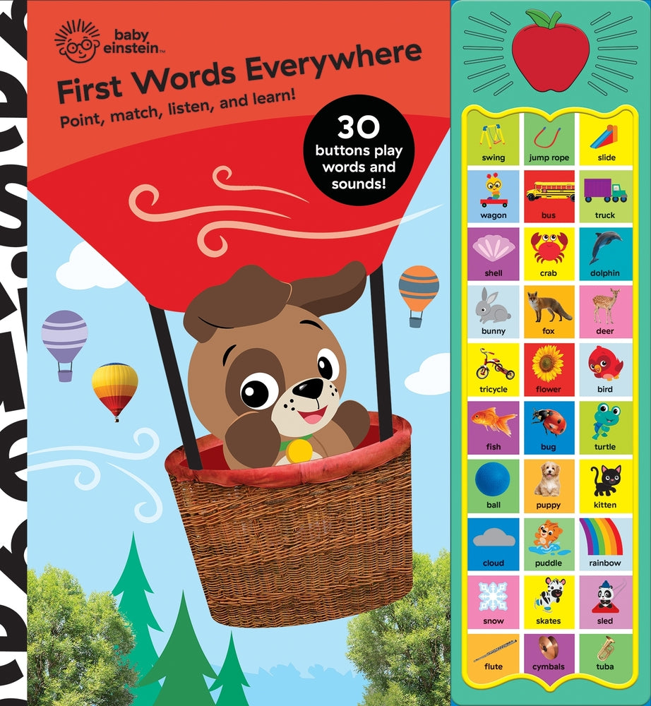 Book cover for Baby Einstein: First Words Everywhere Sound Book [With Battery]