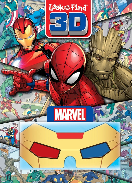 Book cover for Marvel: Look and Find 3D
