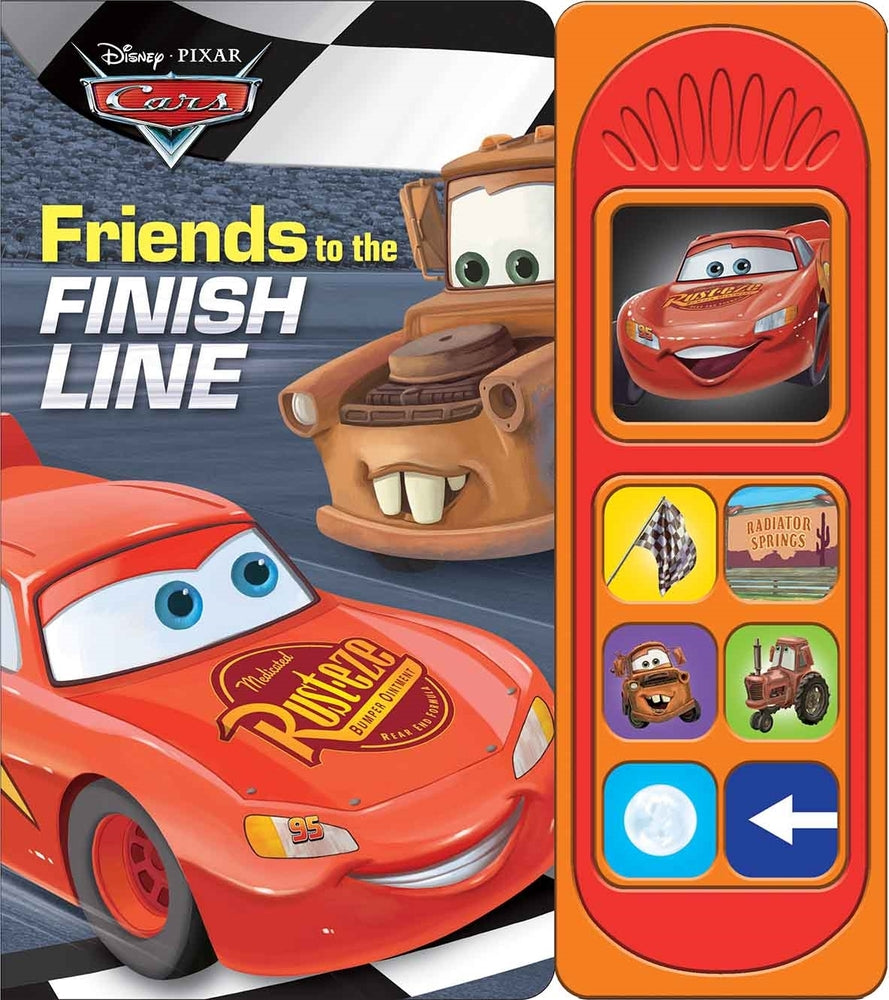 Book cover for Disney Pixar Cars: Friends to the Finish Line Sound Book [With Battery]