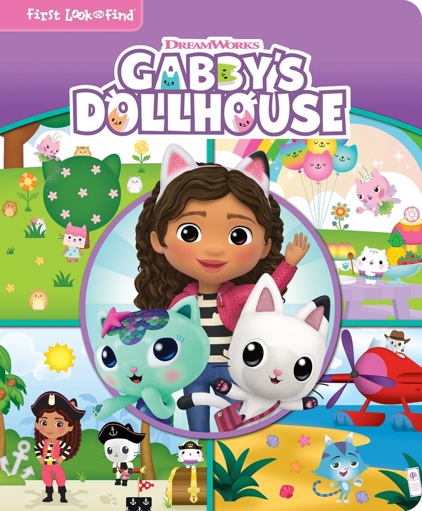 Book cover for DreamWorks Gabby's Dollhouse: First Look and Find